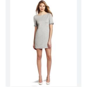 Bailey 44 Shirt Dress Embellishment Sleeves grey size medium